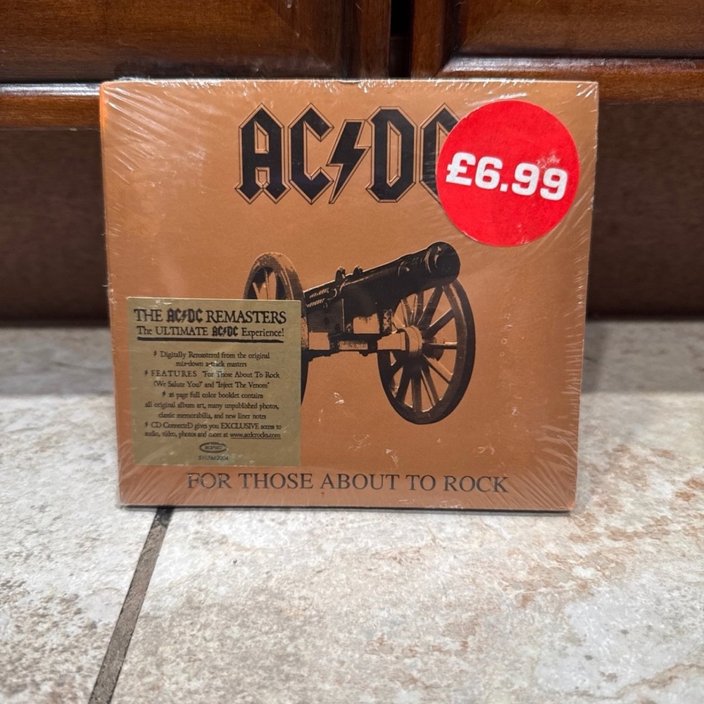 AC/DC For Those About To Rock CD NEW